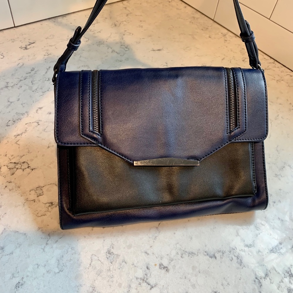 Danielle Nicole Black and blue purse